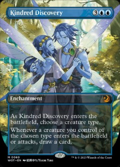 Kindred Discovery Wilds of Eldraine- Enchanting Tales Anime Bordless